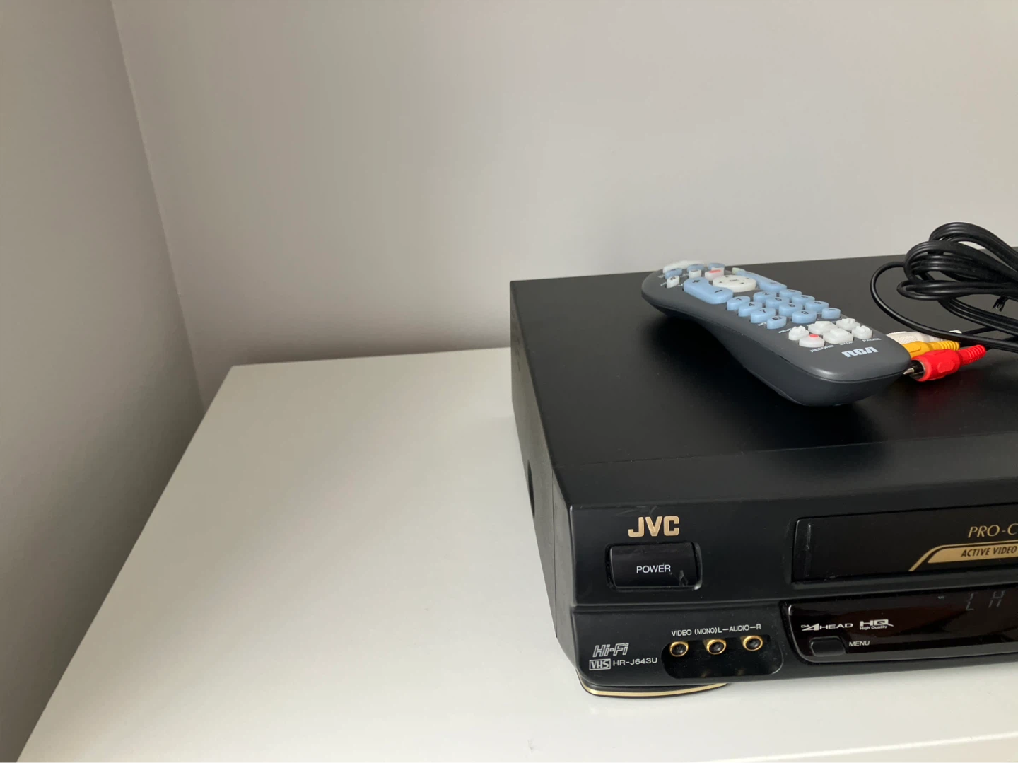 JVC Hi-fi VCR with remote + cables tested & working! - photo 3