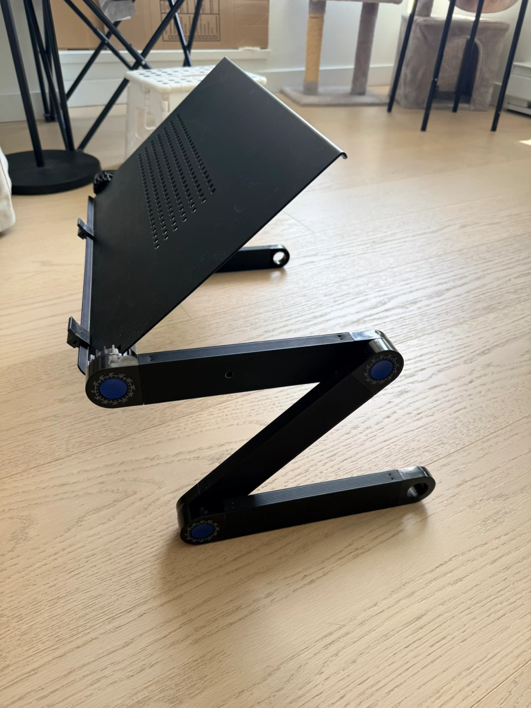 Adjustable Black Laptop Stand - photo 2
