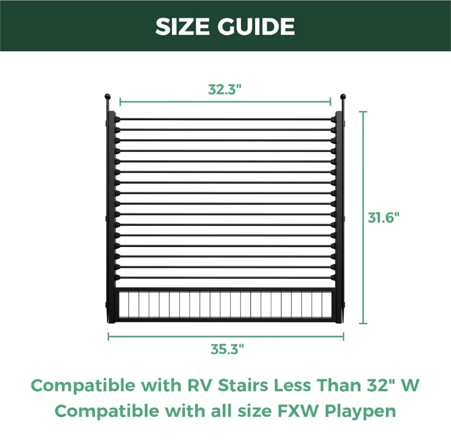 FXW RV Step Grid - Dog Barrier for RV Stairs - BNIB - photo 3