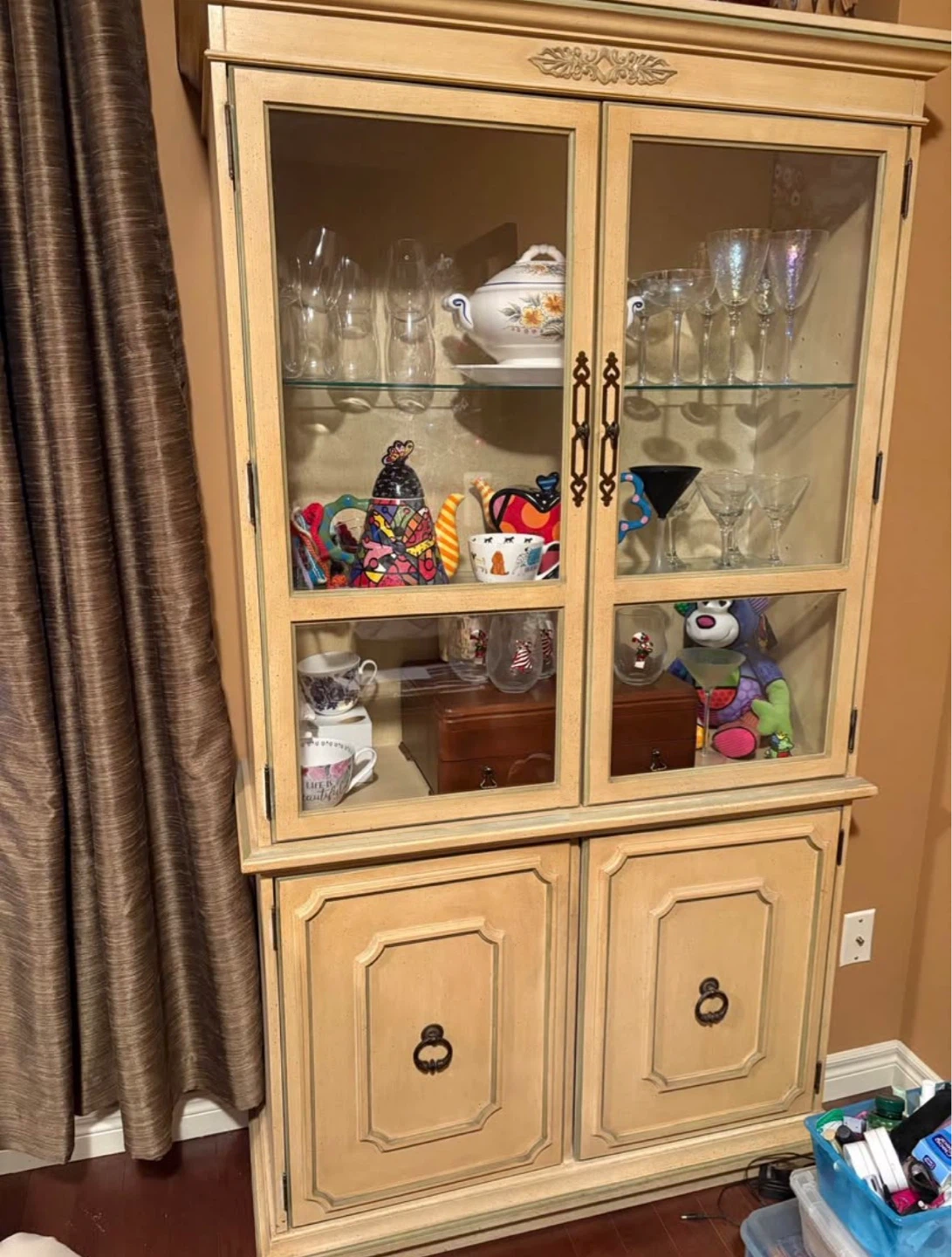 Display Cabinet with Glass Doors