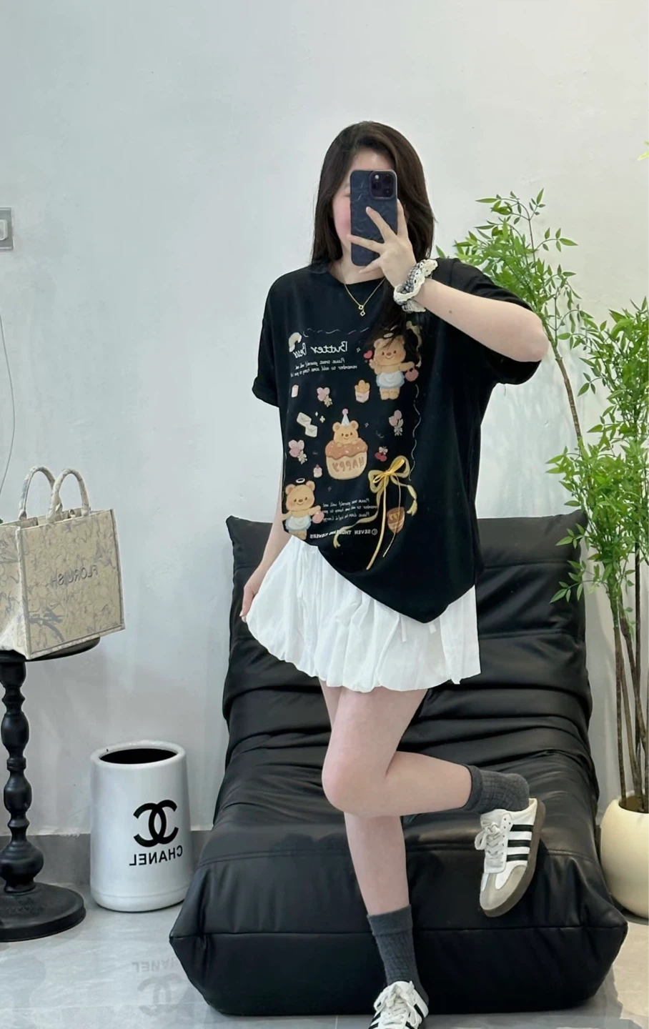 Butter Bear Graphic oversized T-Shirt - photo 3