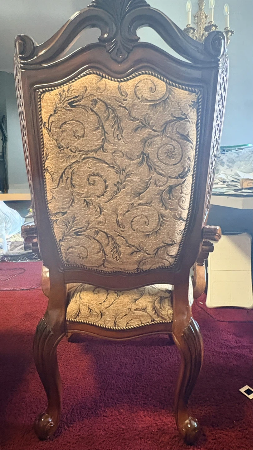 2 Victorian dinning chairs - photo 3