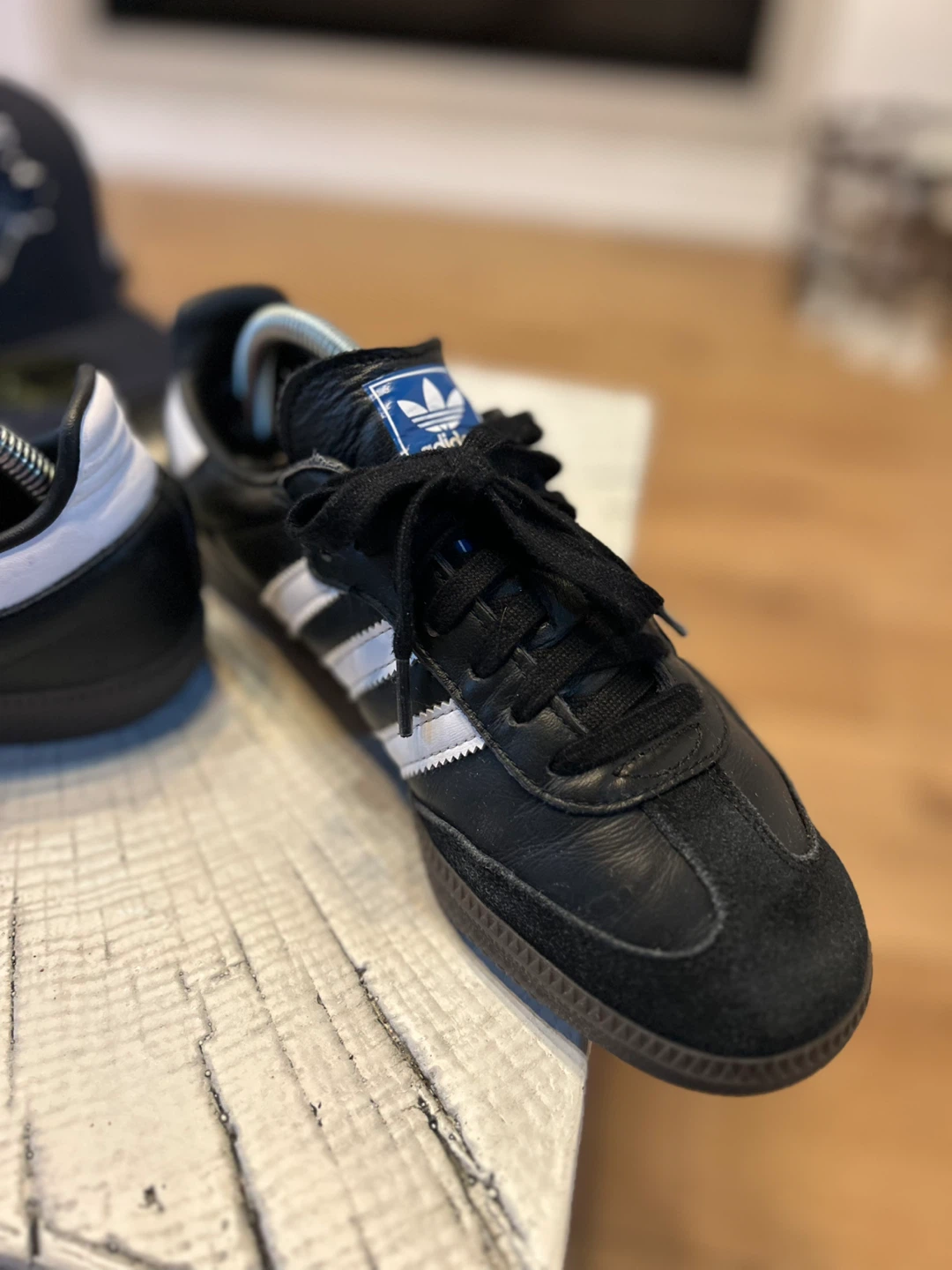 Adidas Samba Black White Sneakers Sz 7.5 - photo 5
