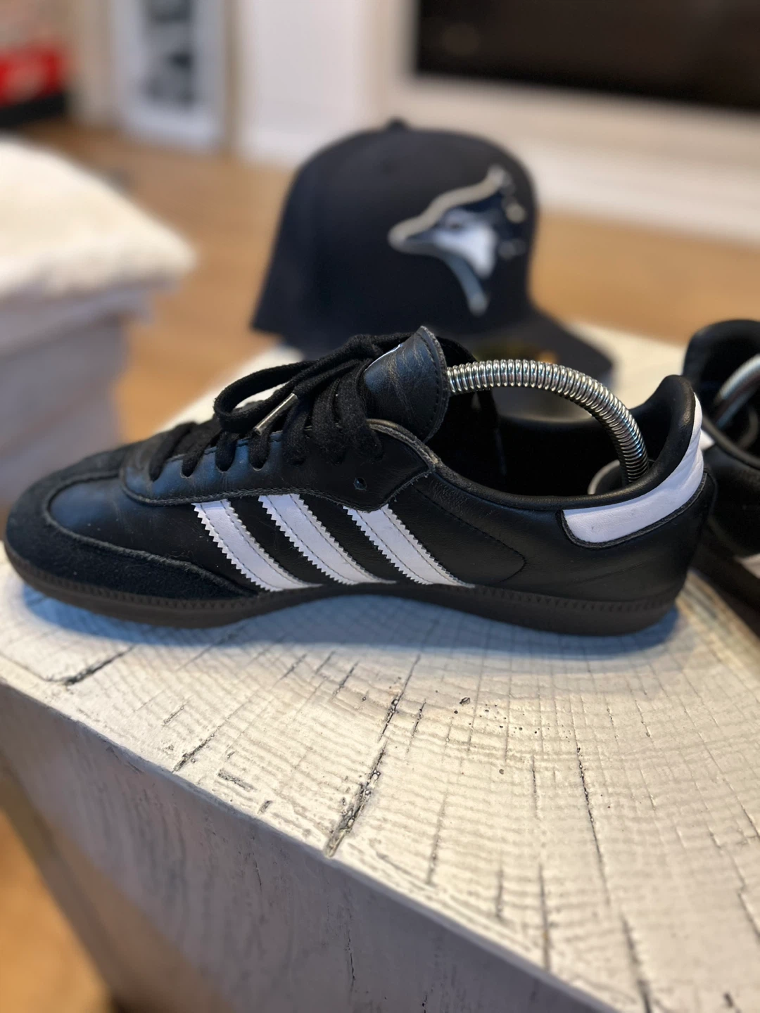 Adidas Samba Black White Sneakers Sz 7.5 - photo 4