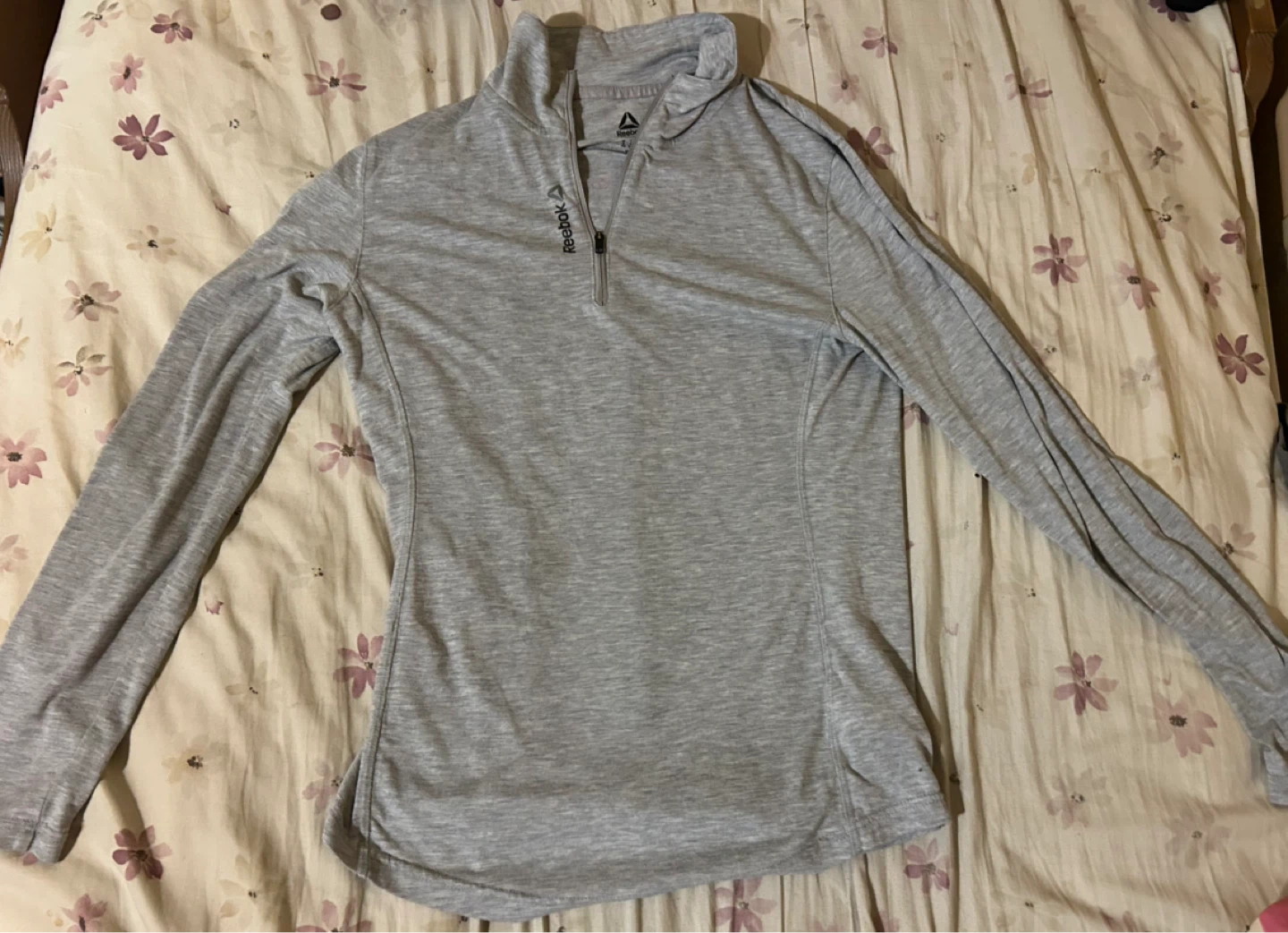 Reebok Supremium Quarter Zip Long Sleeve Shirt