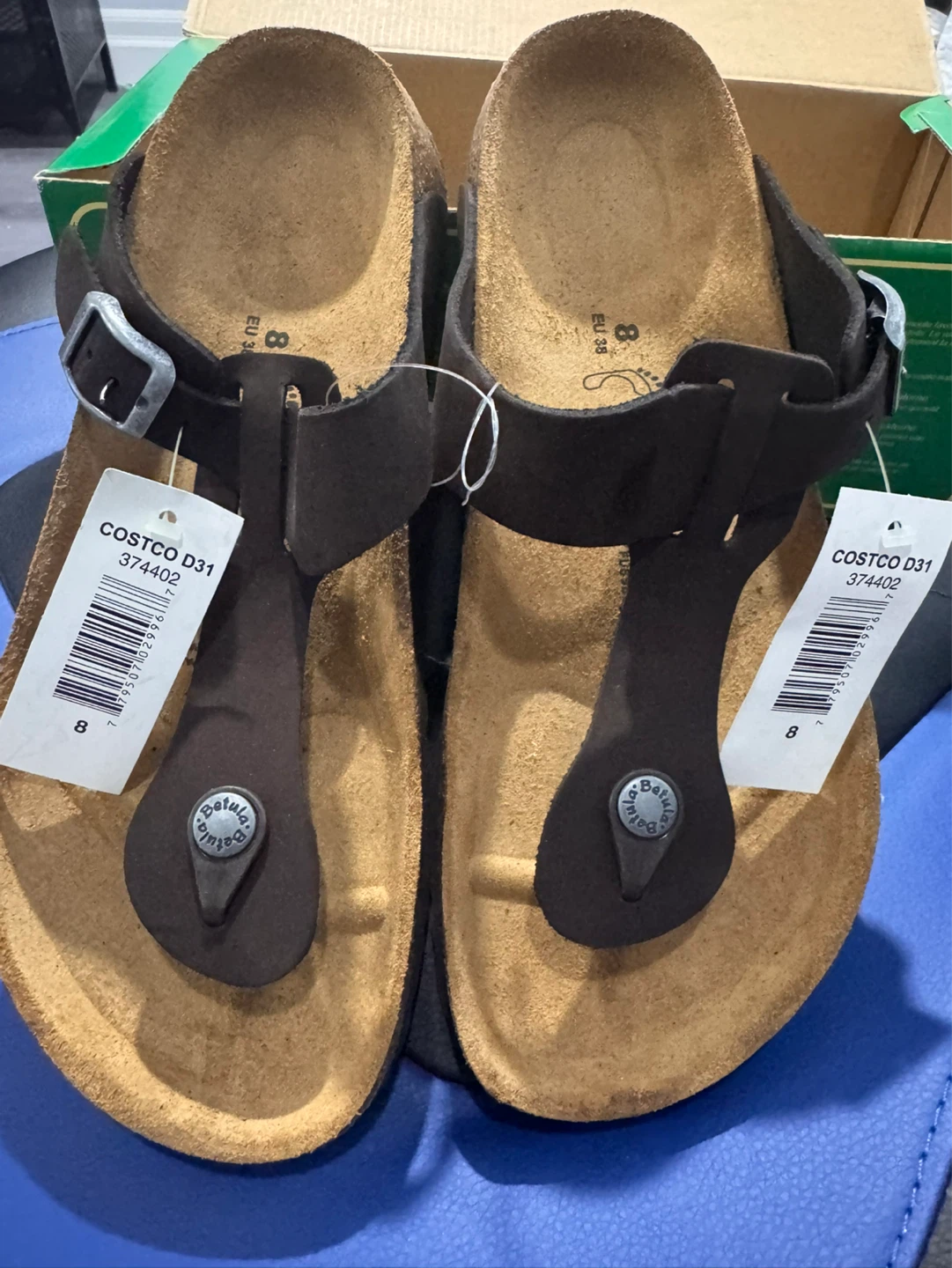 Betula by Birkenstock Dark Brown Sandals - photo 4