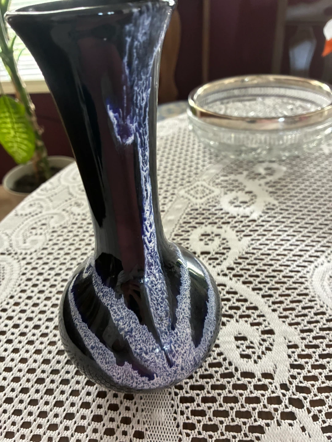 Blue mountain Decorative Vase