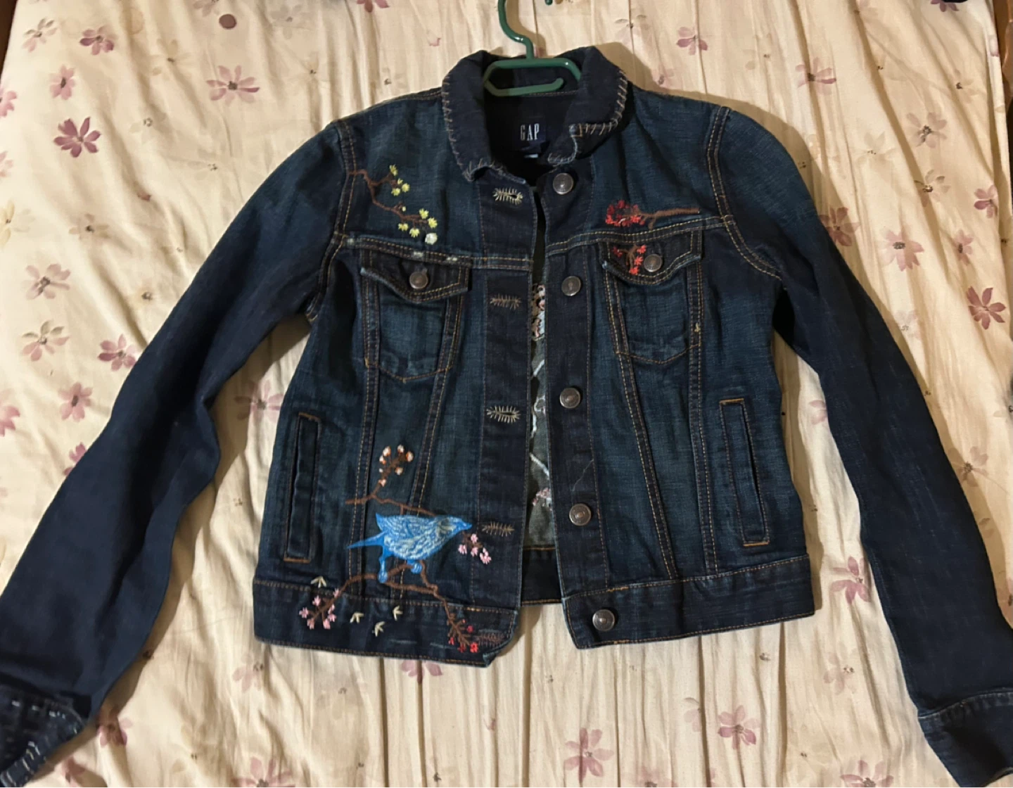 Gap Kids Embroidered Denim Jacket