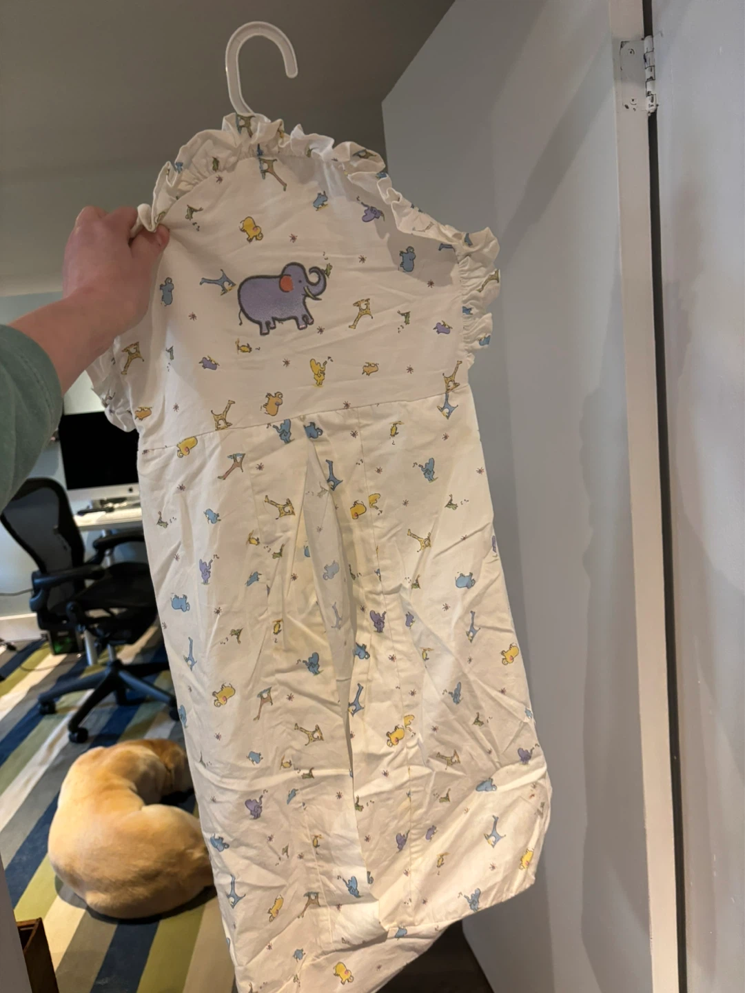John Lennon Baby sleep sack with animal print
