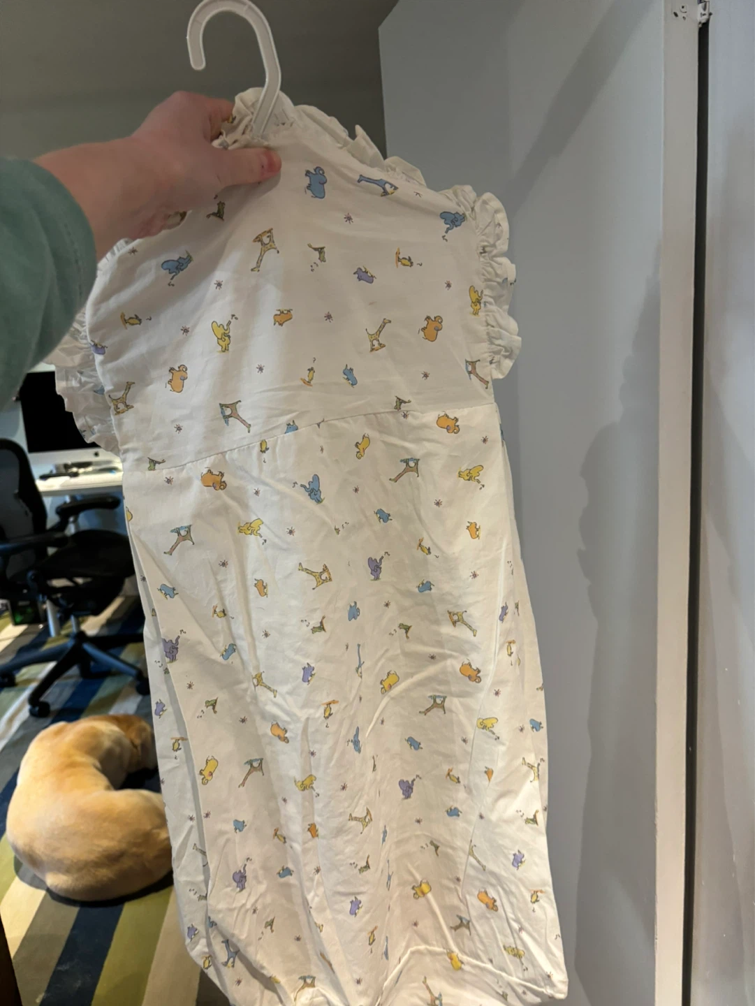 John Lennon Baby sleep sack with animal print - photo 3