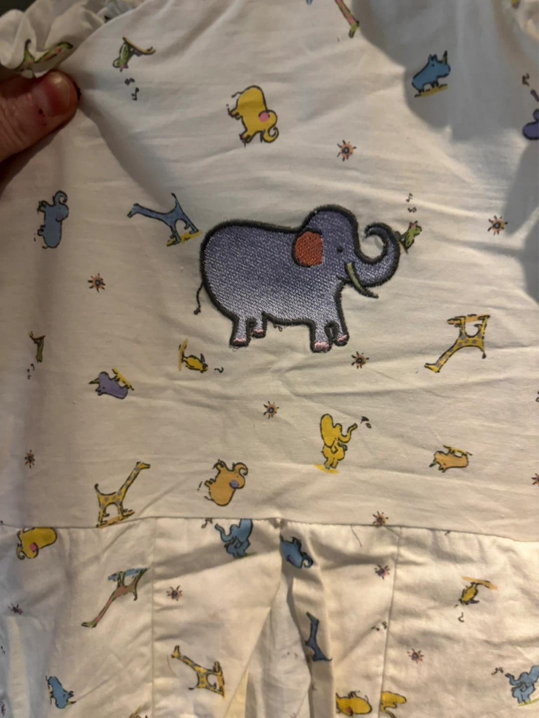 John Lennon Baby sleep sack with animal print - photo 2