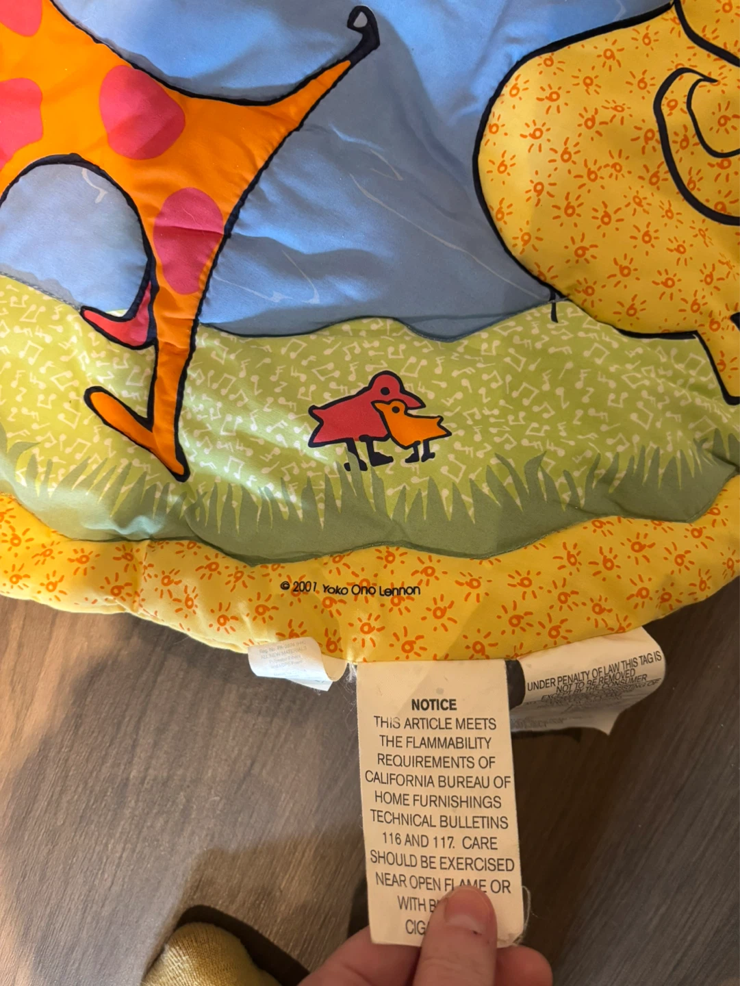 Carter's Play Mat with Yoko Ono Lennon "Imagine" - photo 2