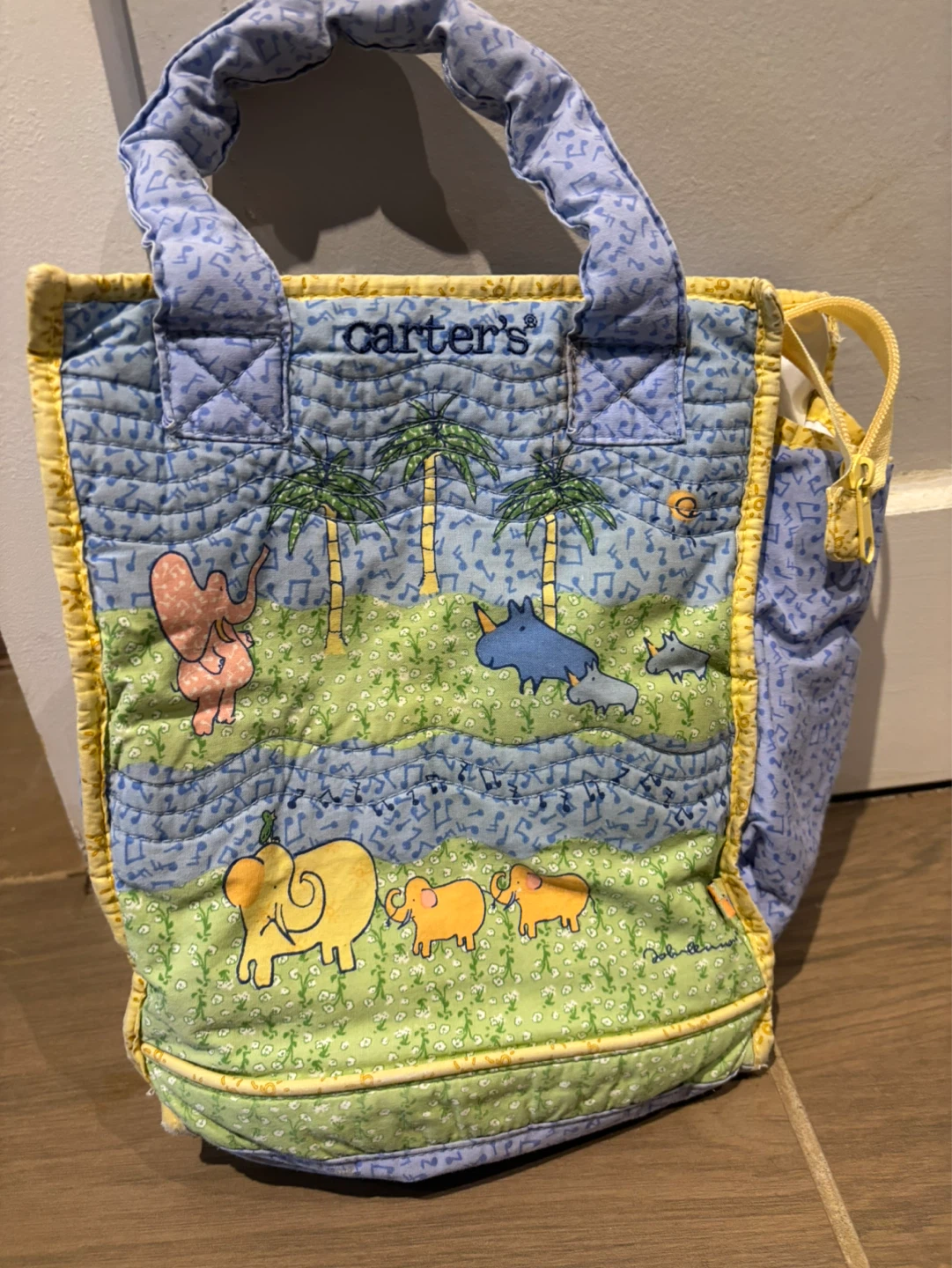 John Lennon imagine Carter's Quilted Lunch Bag