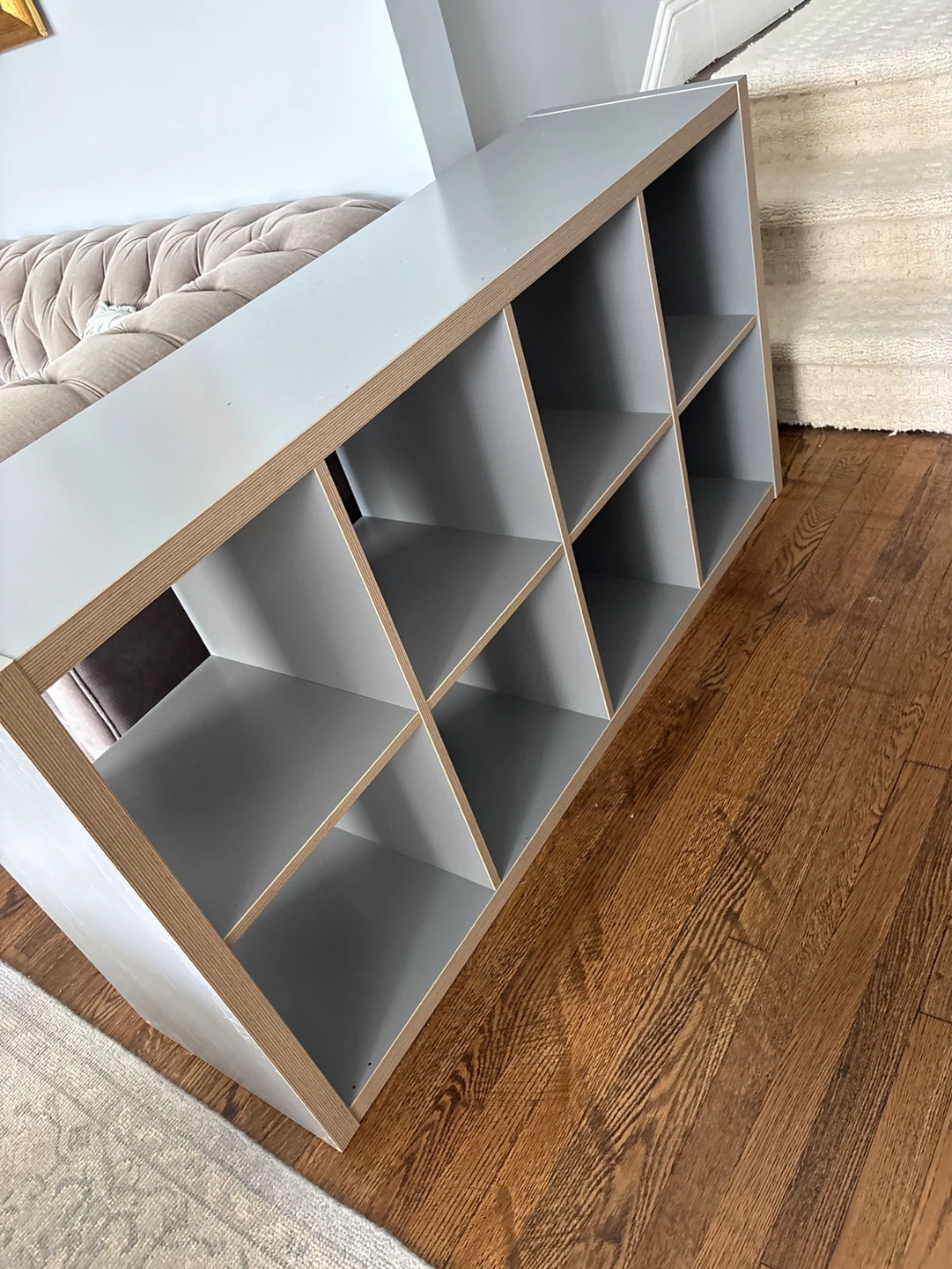 Grey Cube Storage Unit