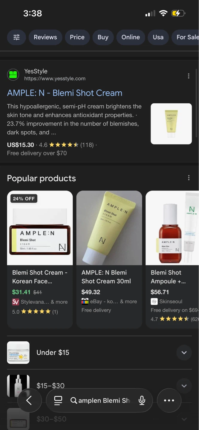 AMPLE:N Blemi Shot Cream 30ml Blemish Skin Care - photo 2