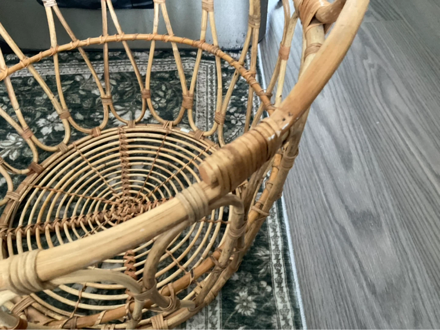 IKEA SNIDAD Woven Rattan Basket - photo 3