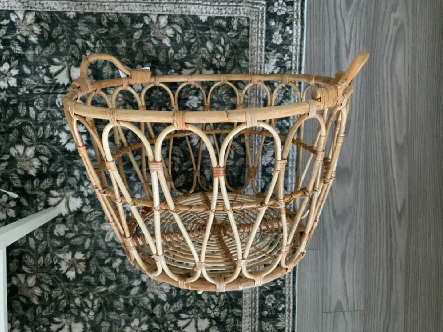IKEA SNIDAD Woven Rattan Basket