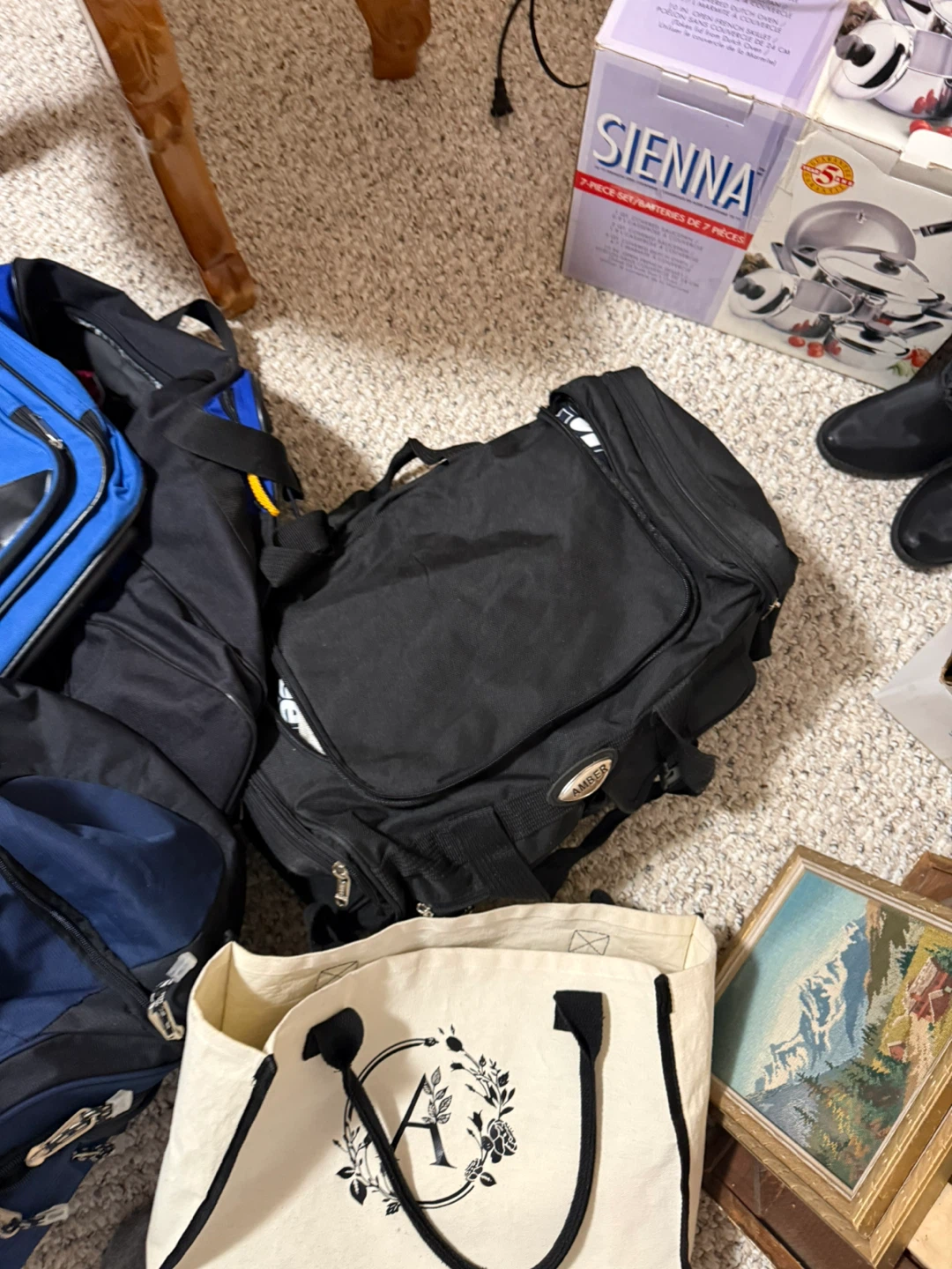 Various Duffel Bags and Backpacks