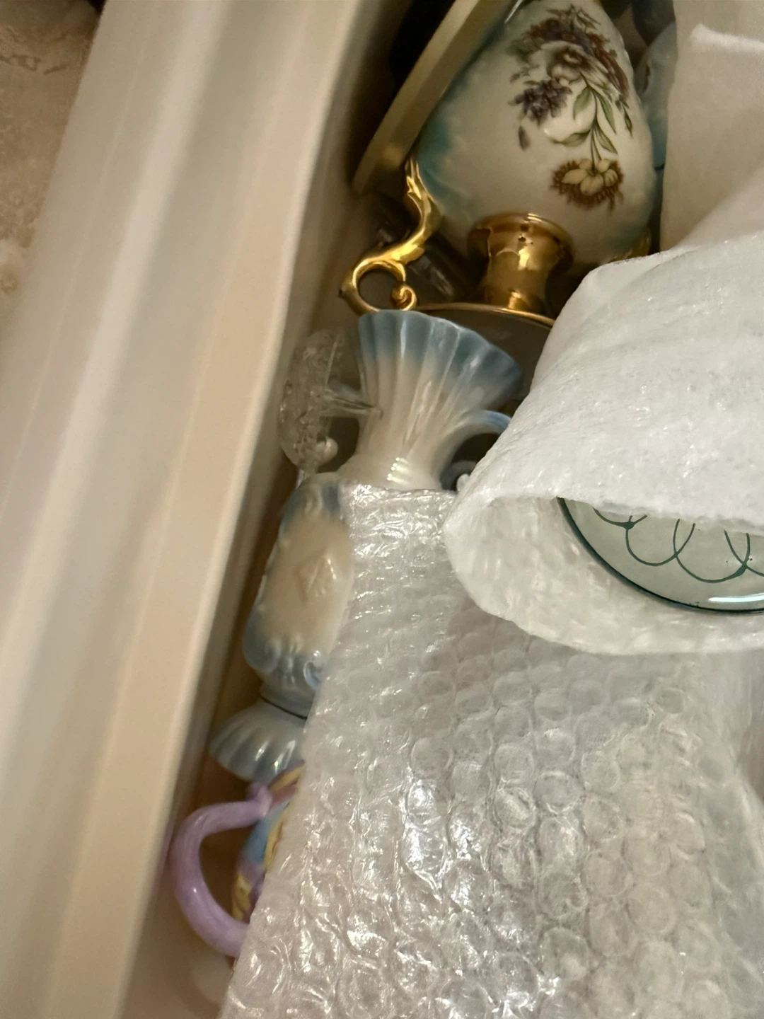 Decorative Ceramic Vase & Clock Set - photo 2