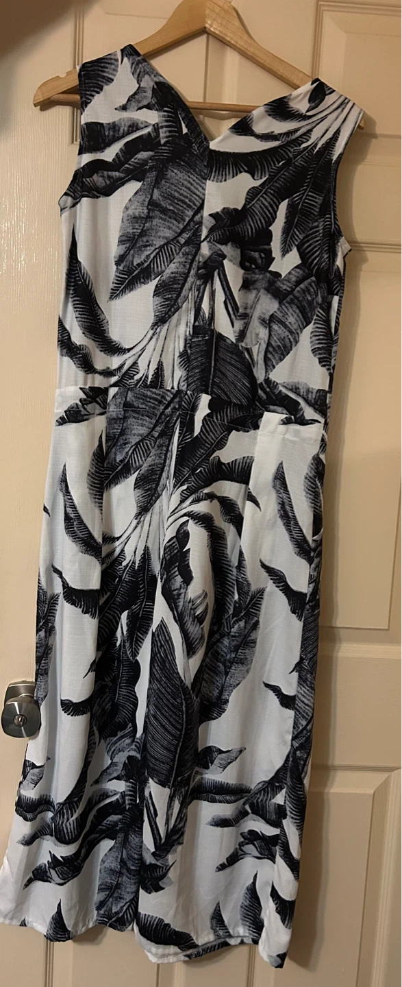 Women's Tropical Print Dress with Cardigan - photo 3