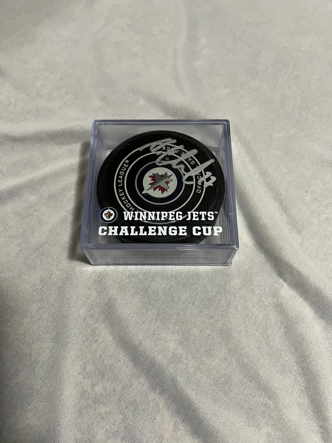 Signed Winnipeg Jets Hockey Puck