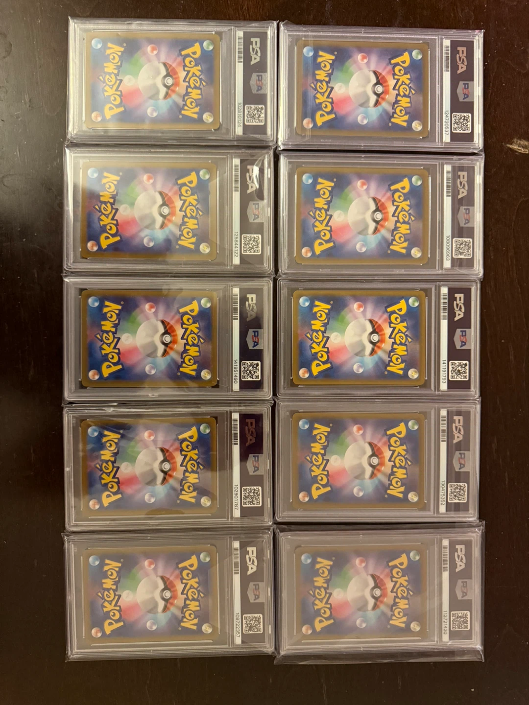 Set of 10 Eevee SAR Terastal Festival Pokemon Cards - PSA 10 - photo 2