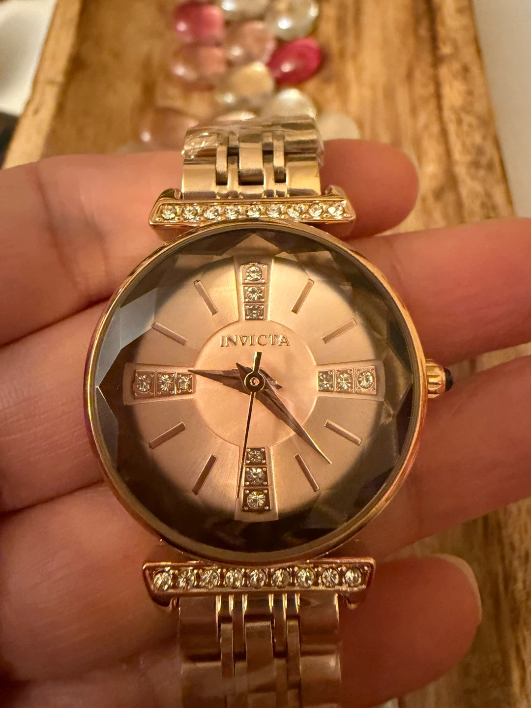 Invicta Women's Rose Gold Tone Crystal Watch - photo 4