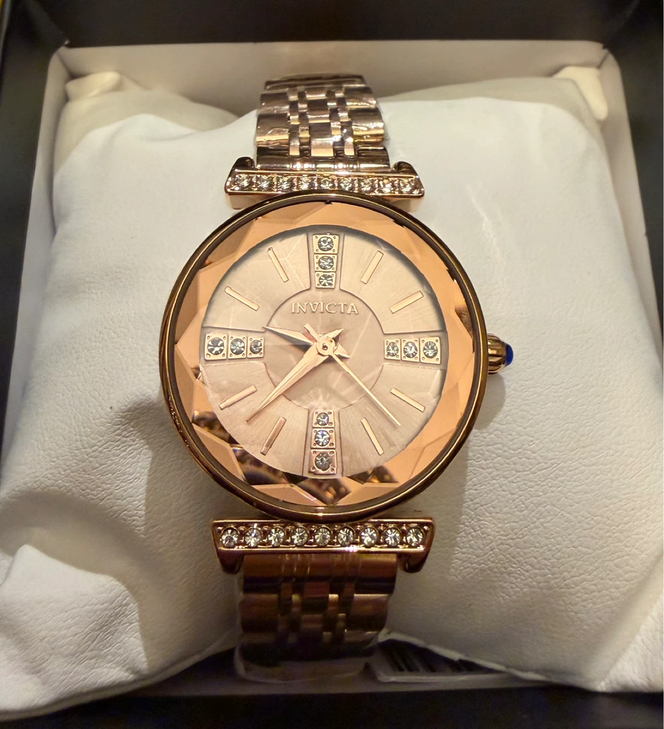 Invicta Women's Rose Gold Tone Crystal Watch - photo 2
