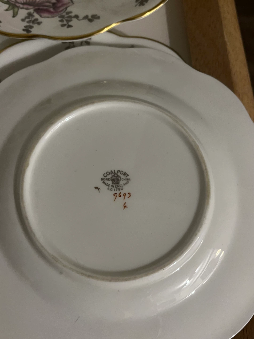 Coalport Bone China Tea Set Pattern Sweet Pea - photo 2