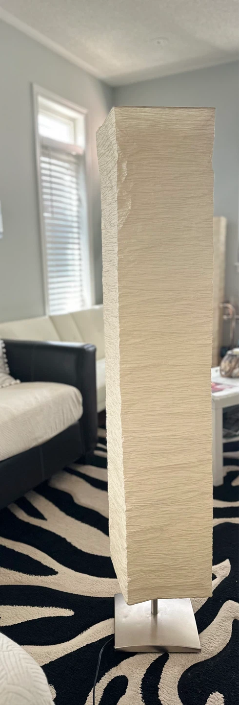 Moving Sale – Must Go! Square Paper Lantern Floor Lamps (X2) - photo 2