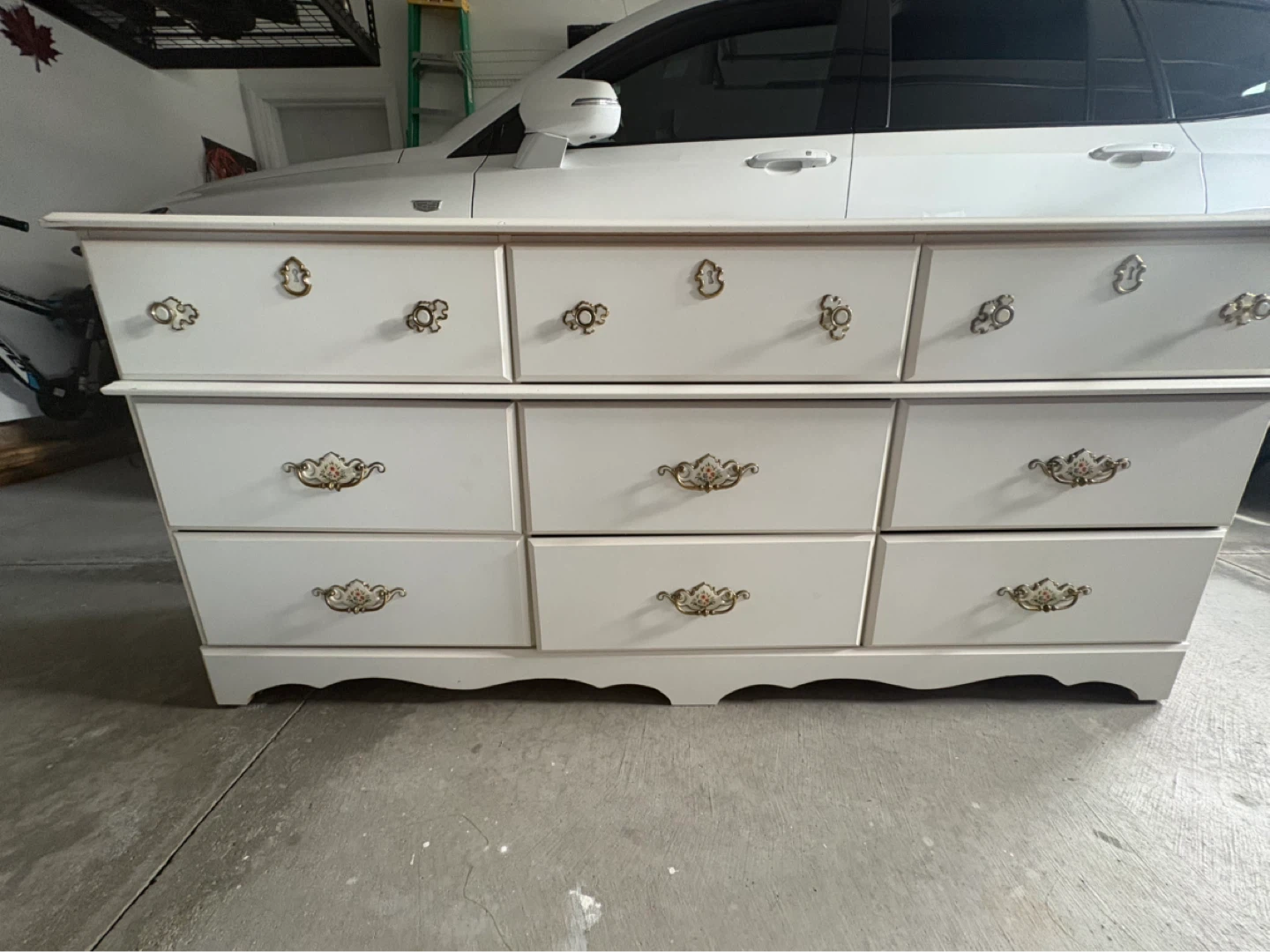 Cream Dresser with Mirror - photo 2