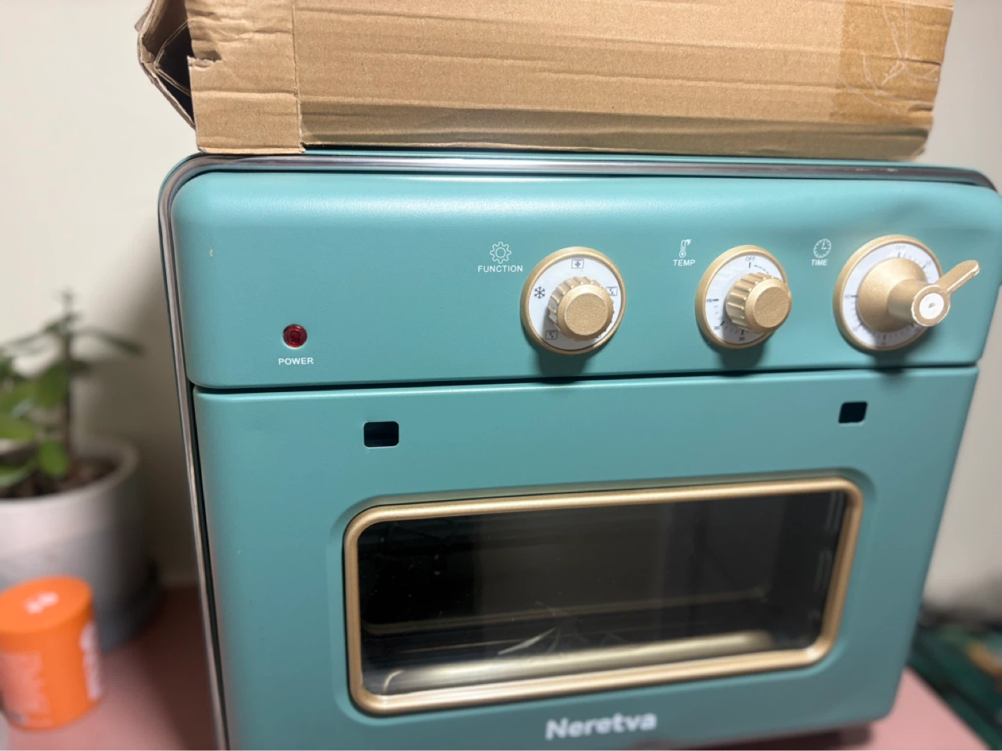 AIR FRYER VINTAGE Neretva Retro Mini Oven - Teal - photo 5
