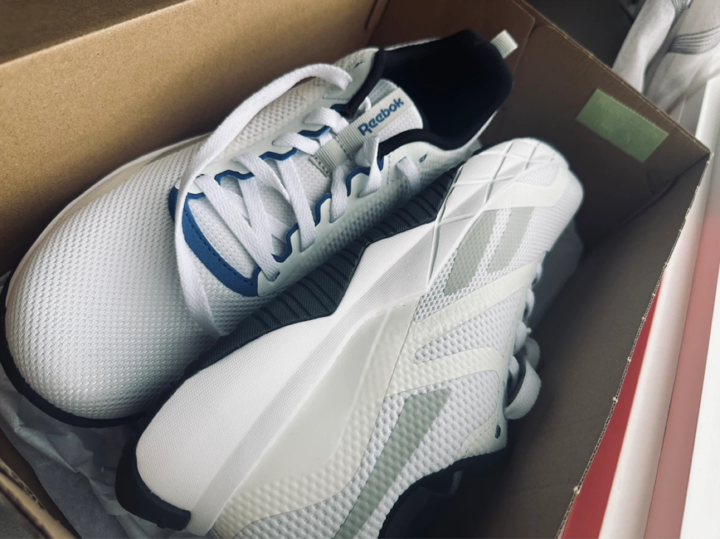 Reebok White & Grey  men’s Shoes