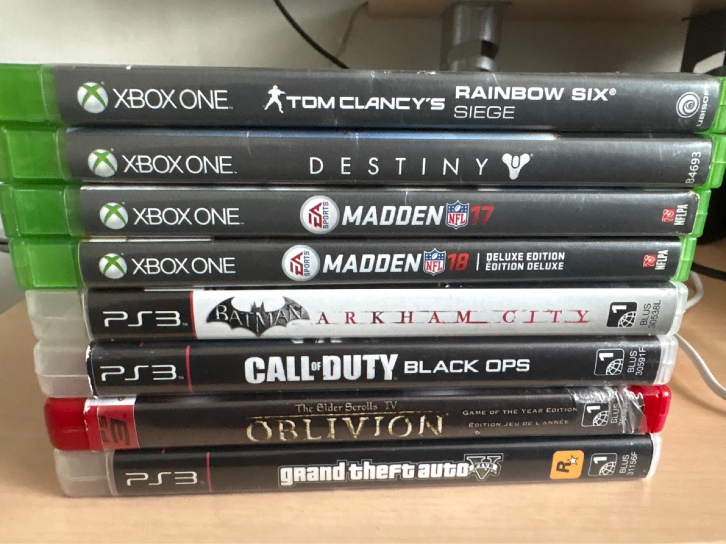Xbox and ps3 games
