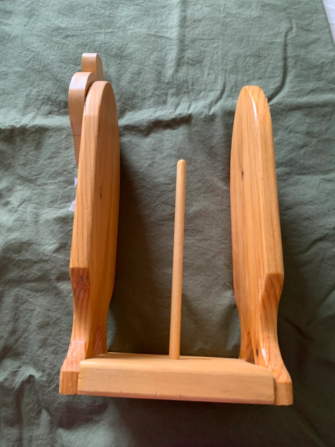 Wooden Pig toilet paper Holder - photo 3