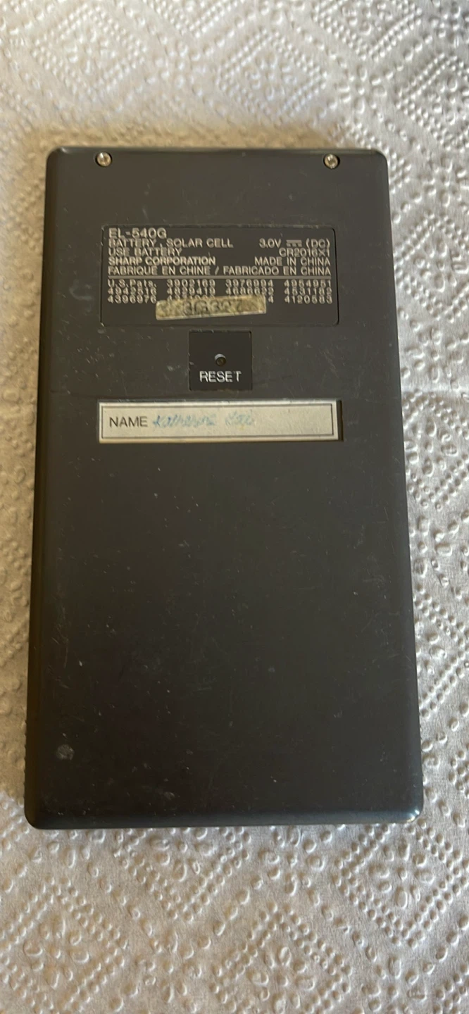 SHARP EL-540G D.A.L. Scientific Calculator - photo 5