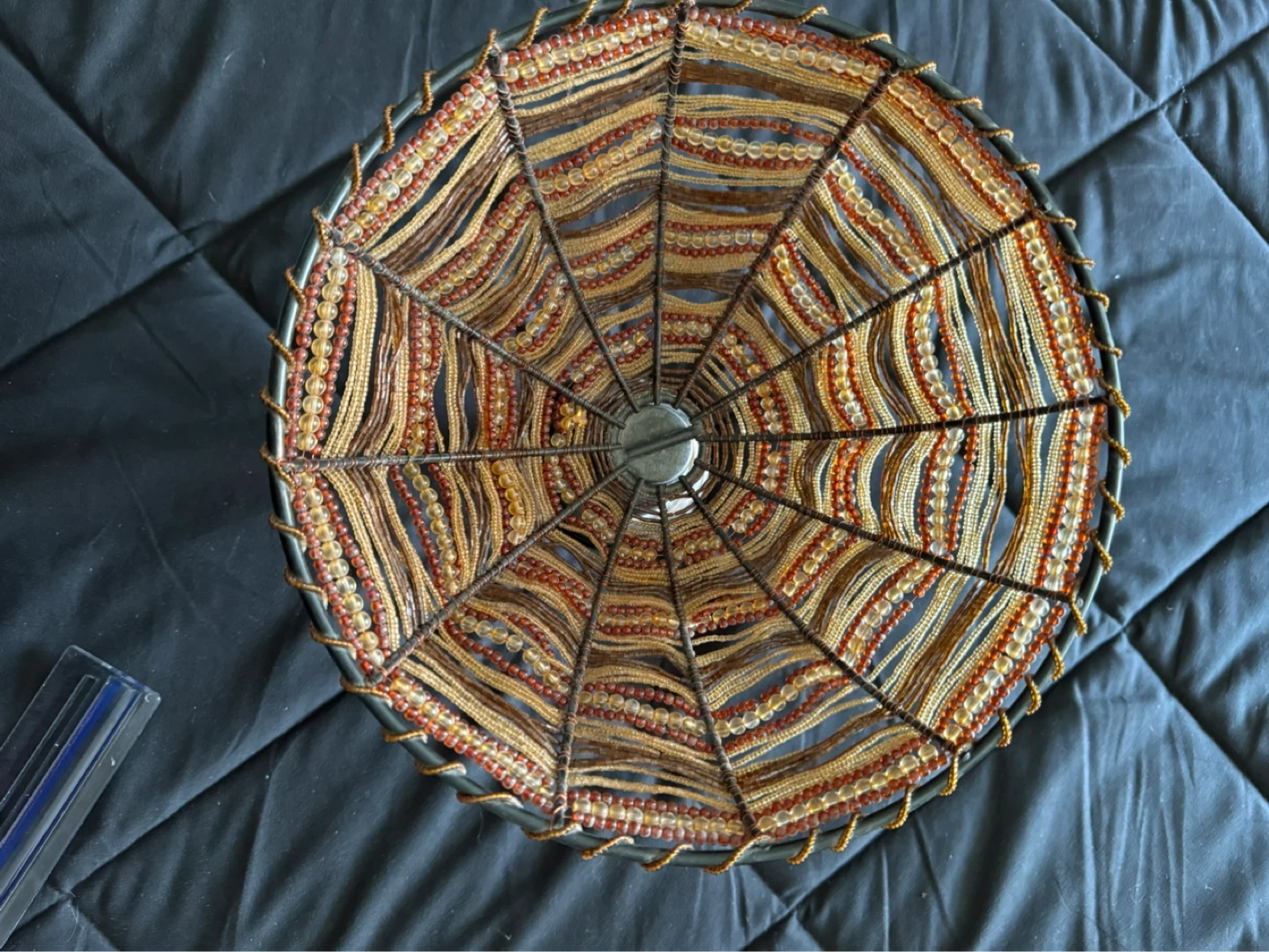 Beaded Wire Pedestal Bowl - photo 2