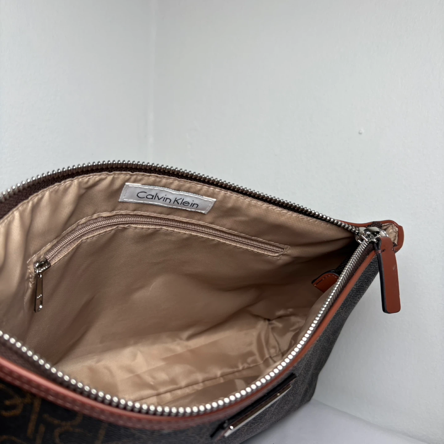 Calvin Klein Monogram Cosmetic/Travel Bag - photo 4