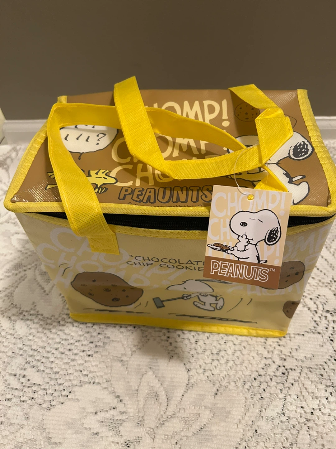 Peanuts "Chocolate Chip Cookies" Insulated Lunch Bag