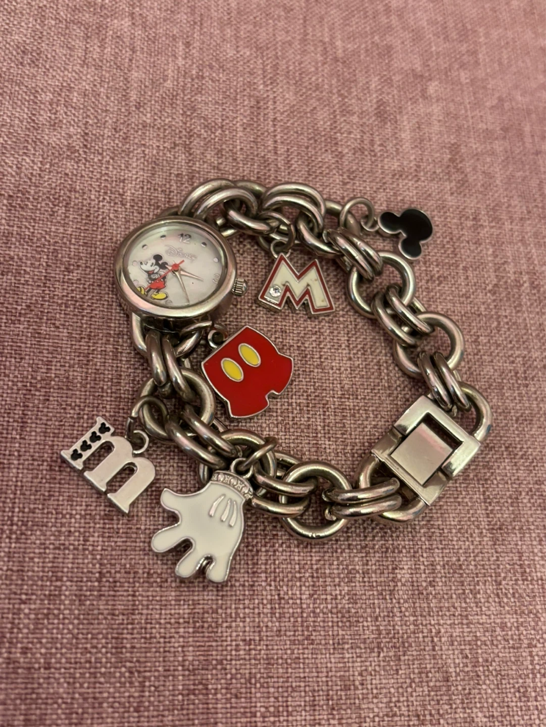 Disney Mickey Mouse Charm Watch Bracelet