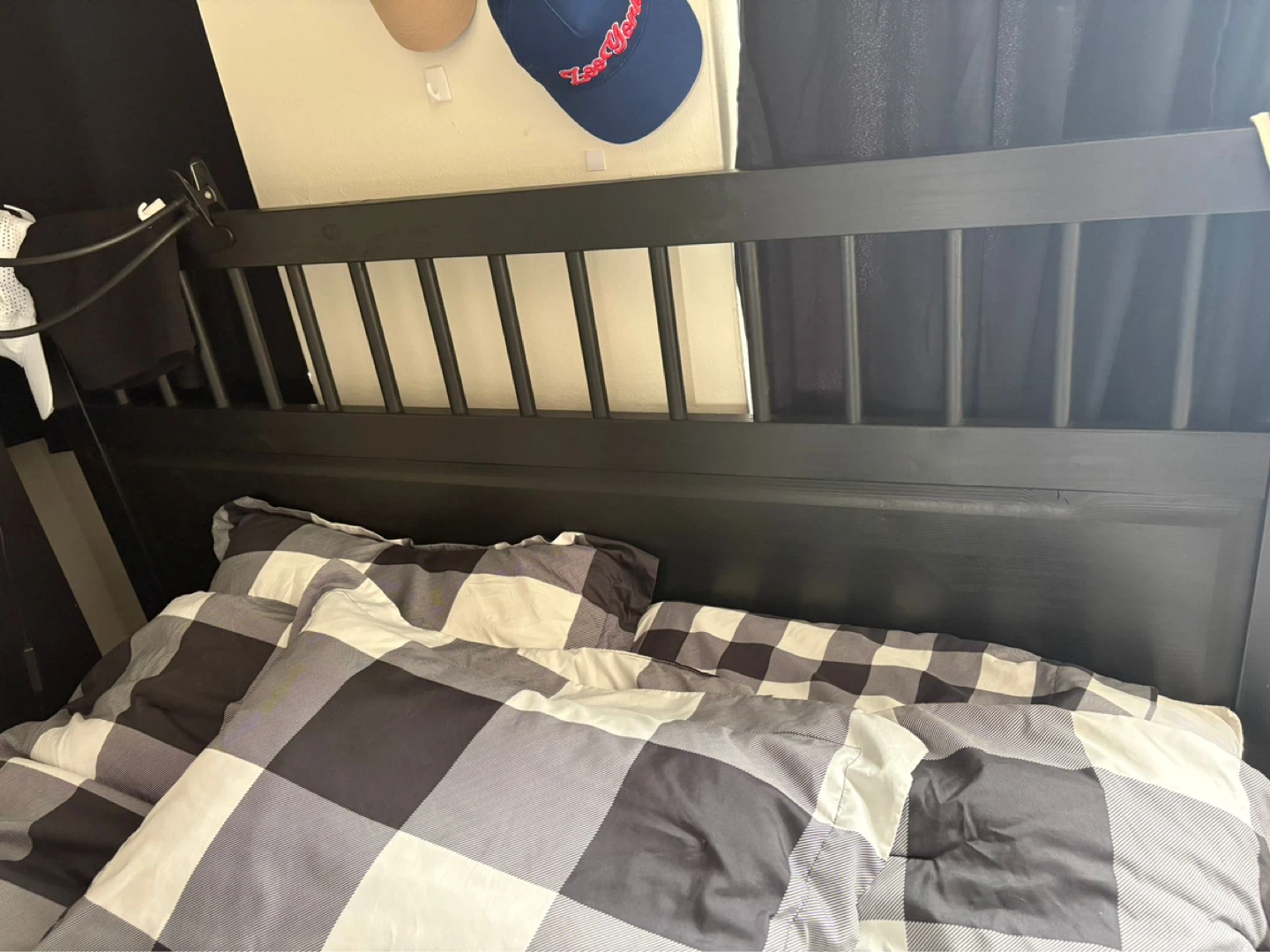 Black Wooden Bed Frame