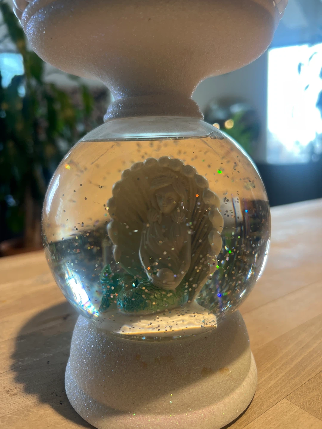 Mermaid Snow Globe Candle Holder - photo 3