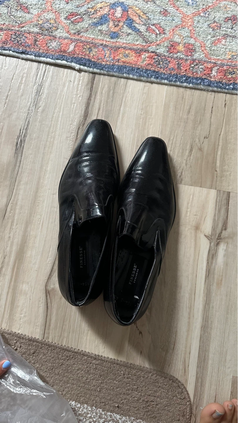 FINESSE COLLECTION Black Dress Shoes