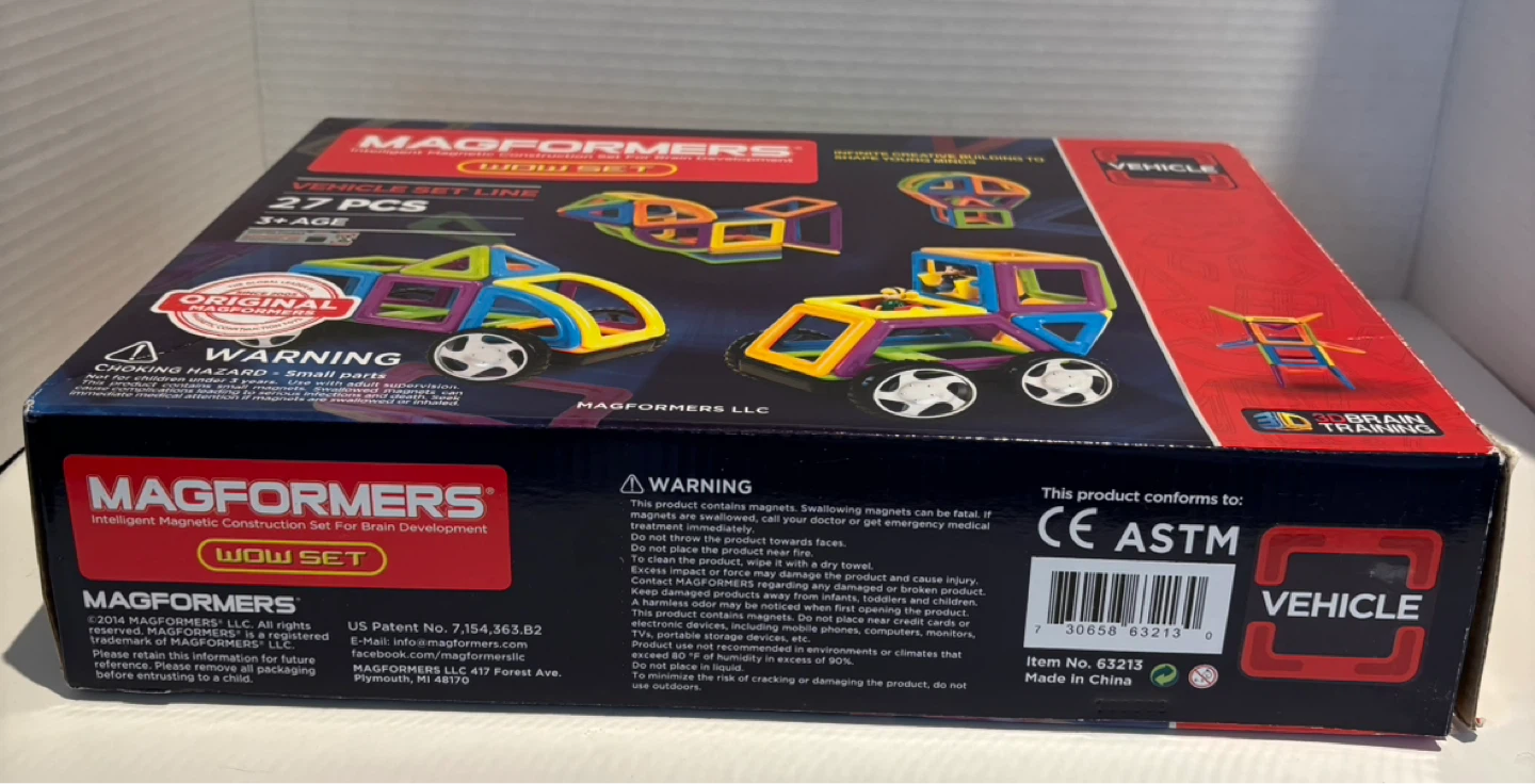 Magformers WOW Set Vehicle 27 Piece Magnetic Construction Set - photo 2