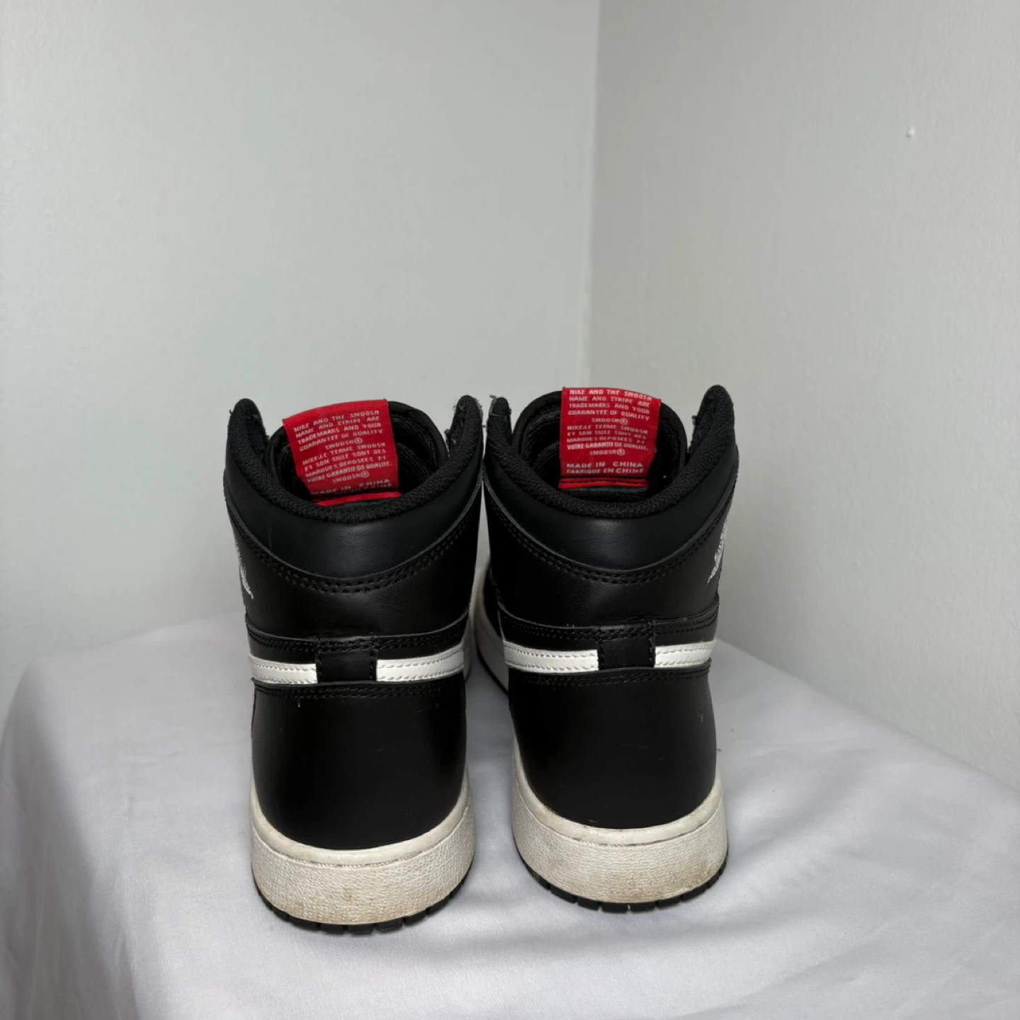 Nike Air Jordan 1 High Black White - photo 5