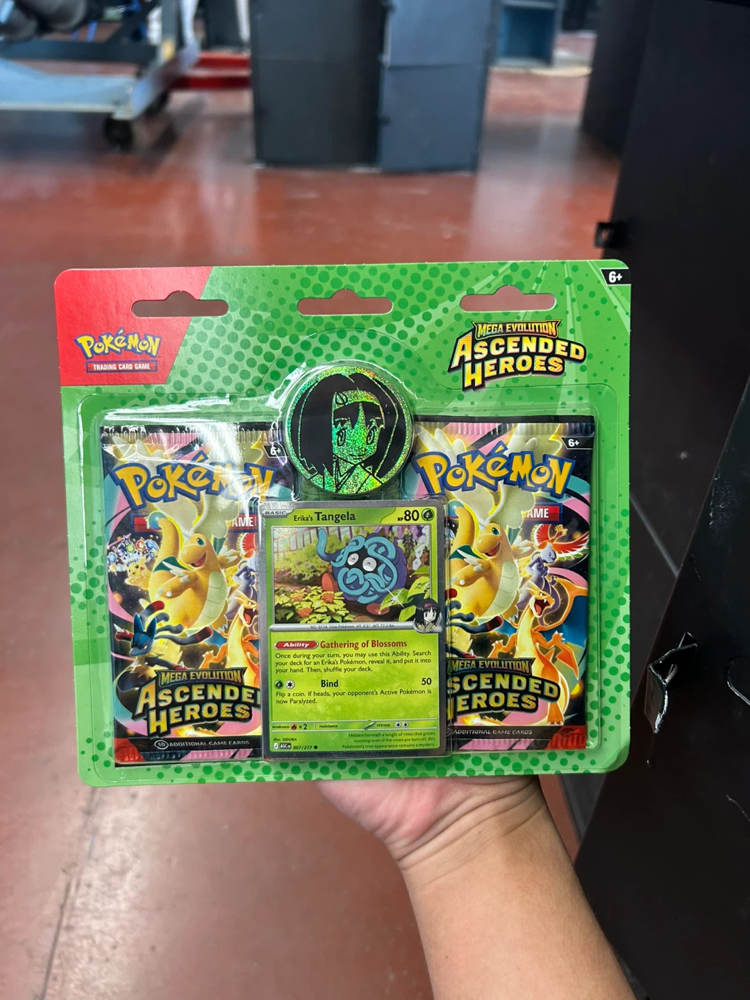 Ascended Heroes Erika's Tangela Blister Pack