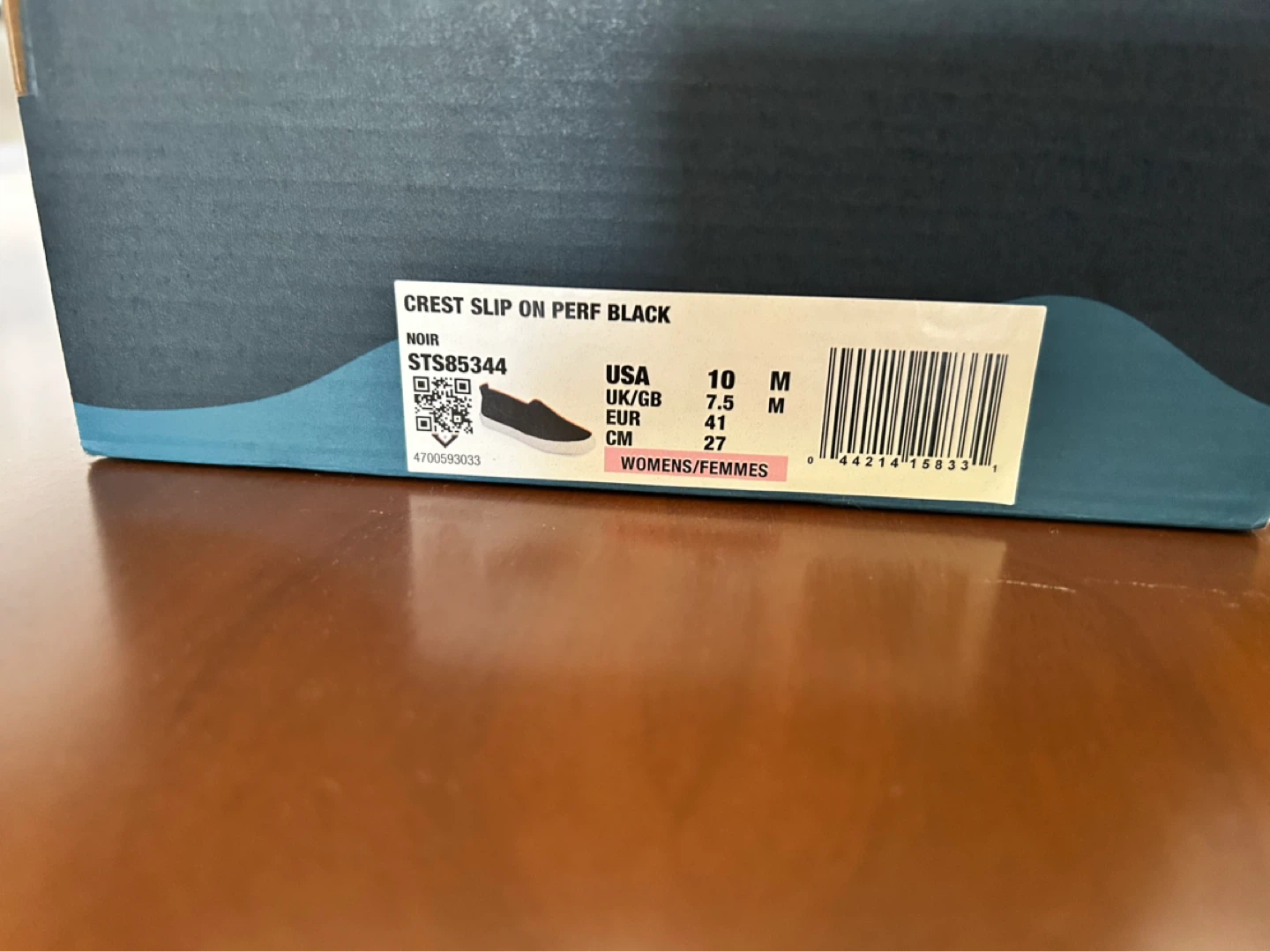 Sperry Crest Slip On Perf Black Women's Shoes Size 10 - photo 4