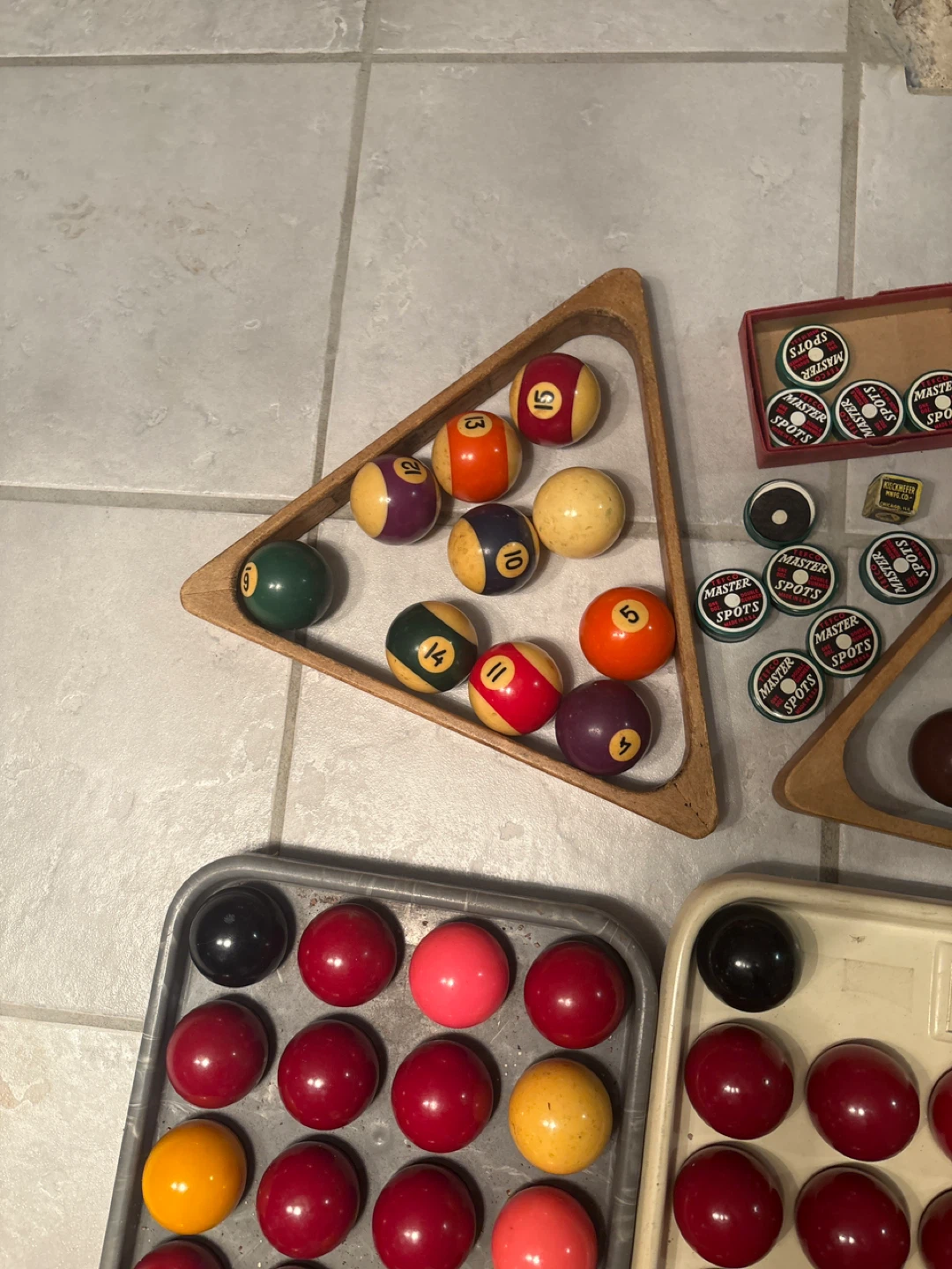 Pool Balls and Racks Set - photo 3