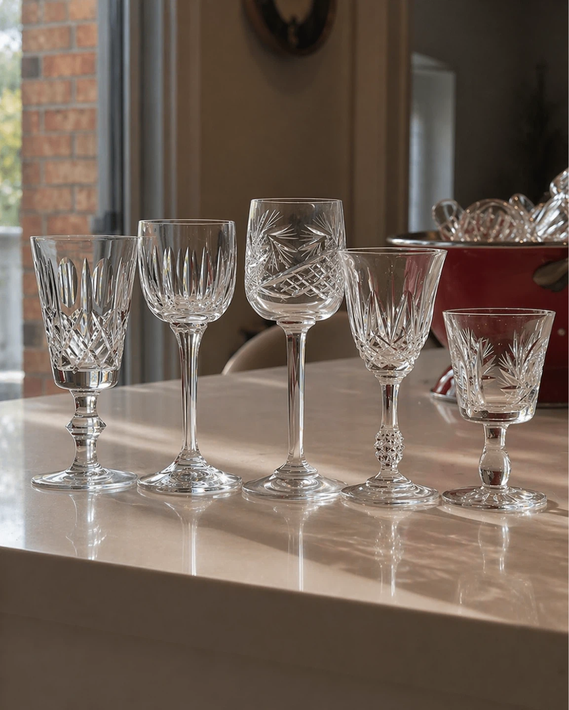 Crystal shot glasses. Price for each