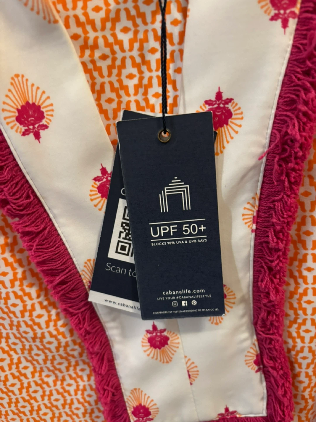Cabana Life Geometric Print Sleeveless Dress Size L - photo 3